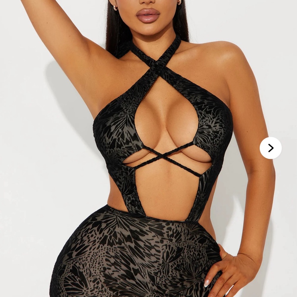 Fashion Nova Black Mini Dress